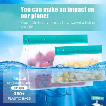 

Food Bag Frosted Food Fresh-keeping Bag Reusable Freezer Bag Zipper Leakproof Top Fruits Sandwich Snack Lunch Bag