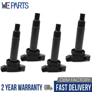 

Set of 4 Ignition Coil For Toyota Camry RAV4 Tarago Avensis 1AZ-FE 2AZ-FE 2.0L 2.4L 90919-02244 90919-02243 90080-19023