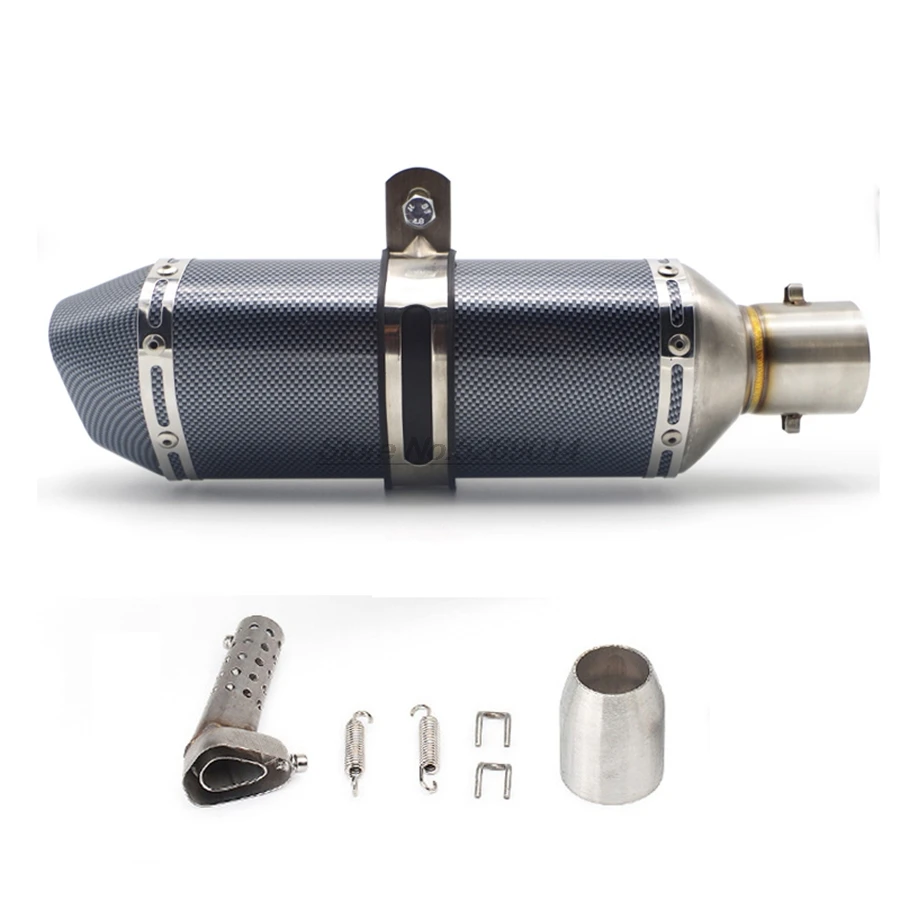 Akrapovic Мотоцикл выхлопная труба мото Escape глушитель дБ убийца для Grom Mt07 выхлопная Yamaha Aerox 50 Gasgas Honda Cb1000R - Цвет: 2