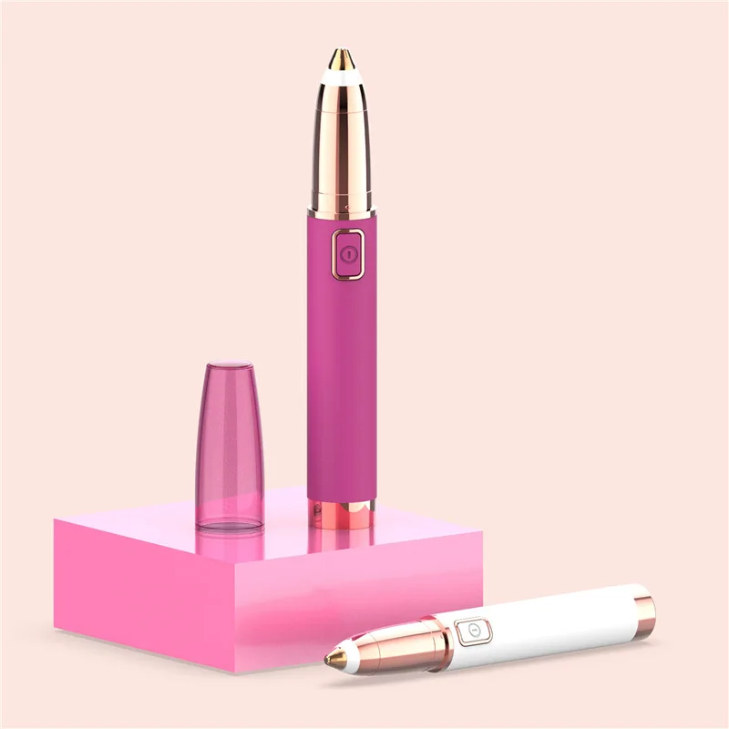 Electric Eyebrow Trimmer USB Rechargeable Mini Lipstick Epilator Painless Razor Women Shaver Facial Hair Remover Make Up Tool | Красота и