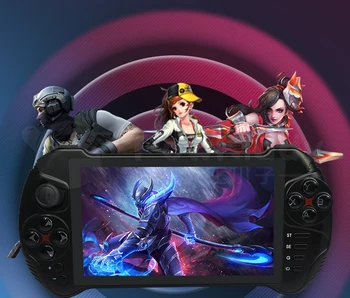 

2020 Powkiddy 5.5 inch touch screen retro game console support android 7.0 wifi for PSP N64 MD PS GBA GBC MAME game console