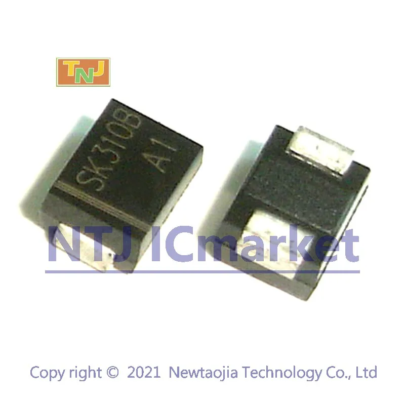 50 шт. SK310B SMB DO-214AA SK310 SMD 3 Amp 100 Вольт выпрямительные диоды Schottky | Электронные