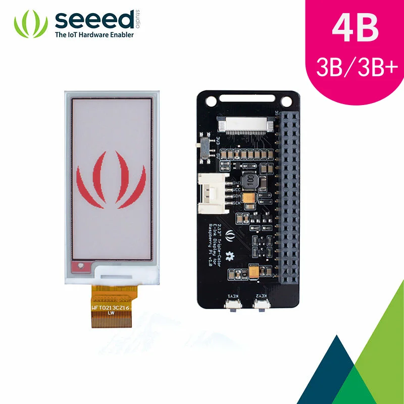 Raspberry 2 13 дюйма трехцветный дисплей e ink pi 0/3 / 3b +|Органайзеры для кабеля| |