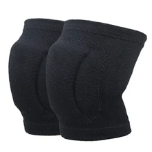 1 пара, устойчивые к поту, дышащие, практичные, противоскользящие, вязаные, амортизирующие силиконовые наколенники, универсальные защитные накладки