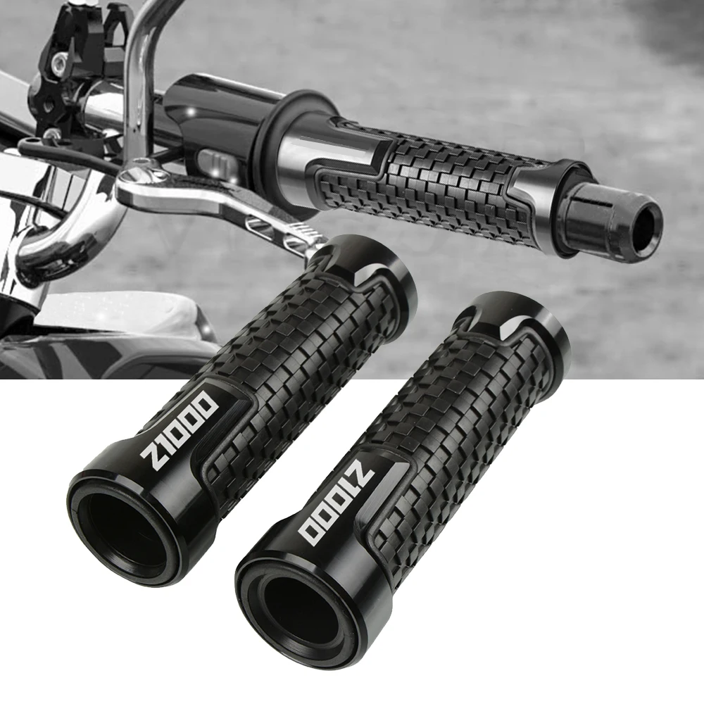

Hot sale Universal 7/8''22mm Motorcycle Rubber Hand Grip Bar handlebar grips For kawasaki z1000 moto part