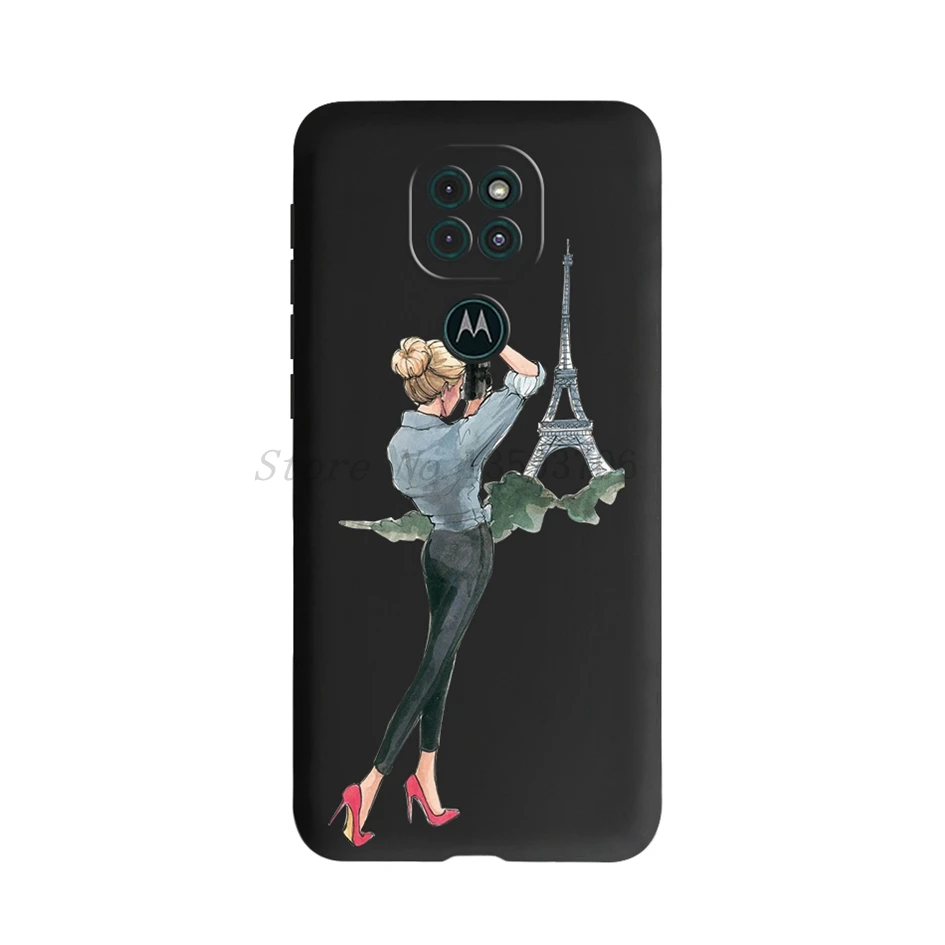 Floral Printed Soft Silicone Phone Cover