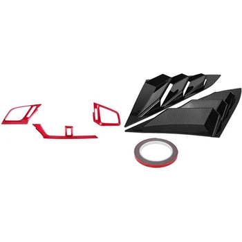 

Central Control Air Vent Outlet Cover for 10Th Gen Honda Civic 2020-2016 & Window Side Air Outlet Window Shutter Cover
