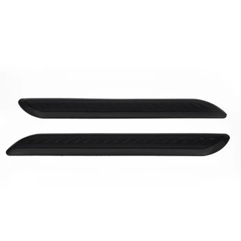 

2pcs Car Scratchproof Strips Black Bumper Corner Protector Replaces Durable Useful Part