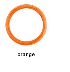 ABS 10M Orange ABS 1.75mm Filament 10 meters Plastic 3D printer printing materials 20 Colors Safety Extruder Accessories Parts Transparent - Цвет: ABS 10M Orange