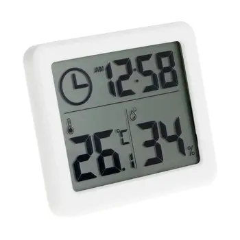 

Automatic Electronic Temperature&Humidity Monitor Clock 3.2" LCD Digital Screen