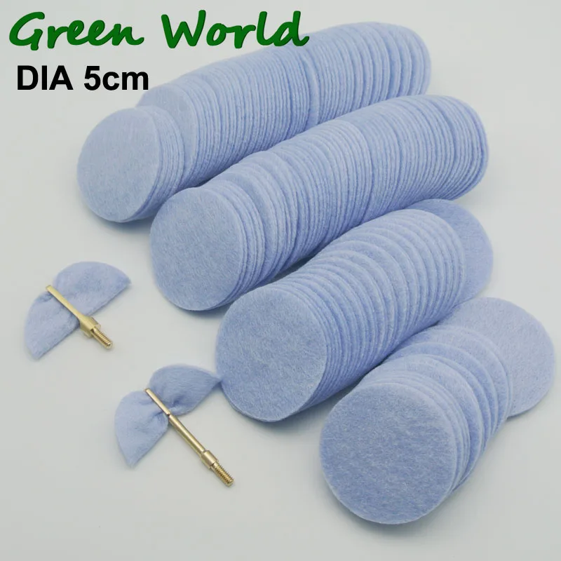 Premium-Gun Cleaning-Patches Green Softness 5cm Biodegradable World-Dia High-Absorbency