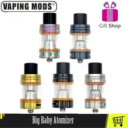 Vaping Mods V8 большой детский распылитель один с V8 Baby M2 0.25ohm катушки наполнения Vape испаритель танки