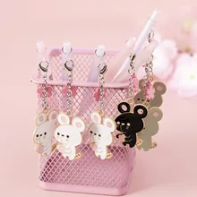 

0.7/0.5MM Mechanical Pencil Cartoon Mouse Pendant Automatic Pencils Push-type Crayon Child Gifts Cute School Supplies Stationery