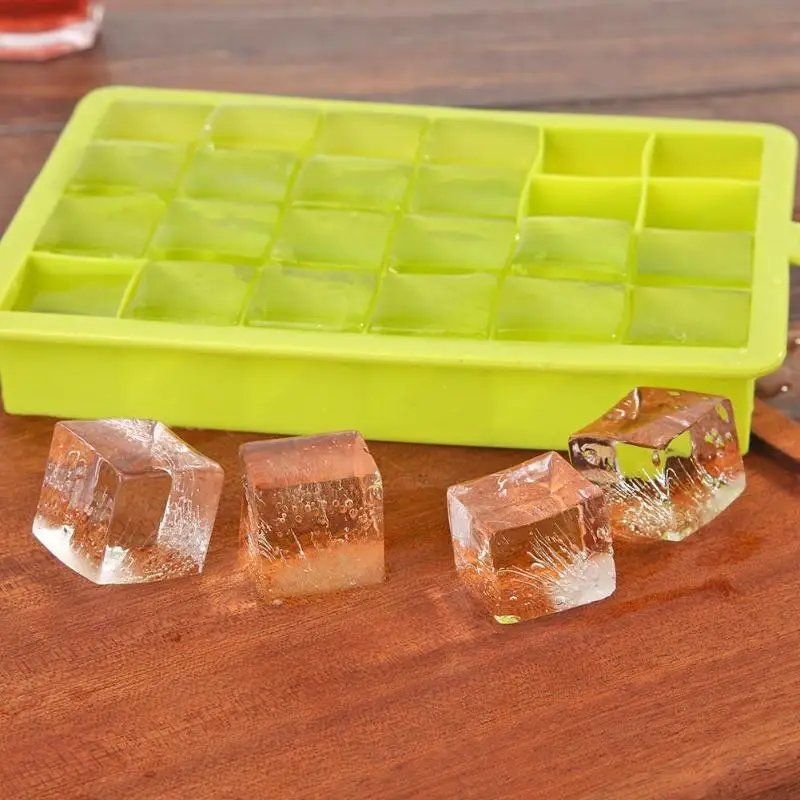 DIY Форма для приготовления льда квадратная форма силиконовый 24 Сетки лоток