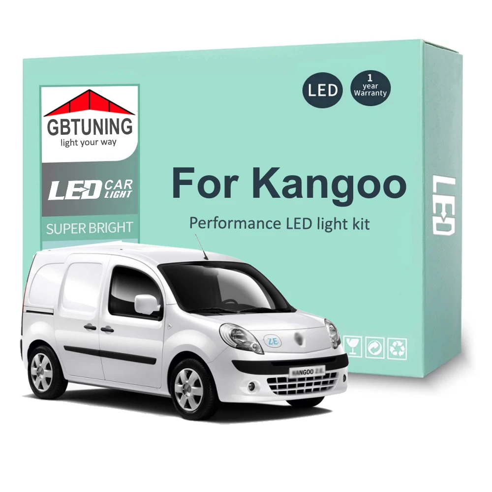 Комплект светодиодных ламп для светильник освещения Renault Kangoo 2008-2018 Автомобильные