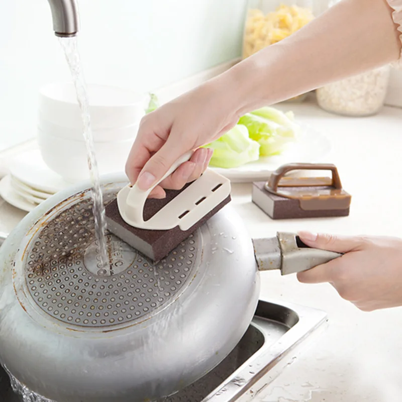 

Strong Decontamination Dish Bowl Brush Sponge Tiles Brush Cleaning Brushs Kitchen Clean Tools Cleaner Sponges Dish Cooking Tool