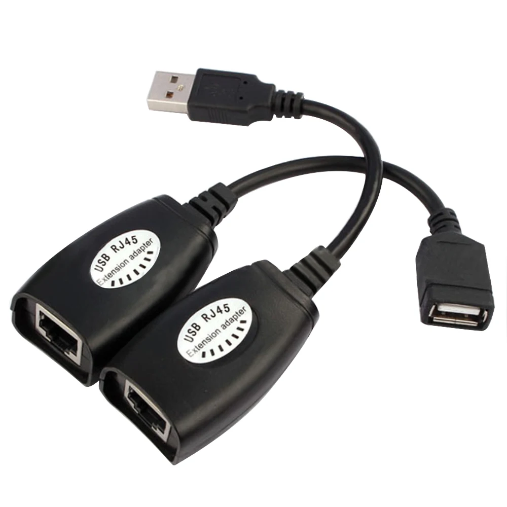 VONETS 2 шт. USB к RJ45 LAN удлинитель кабеля Ethernet удлинитель по Cat5 RJ45 Cat6 патч-корд adaptador аксессуары