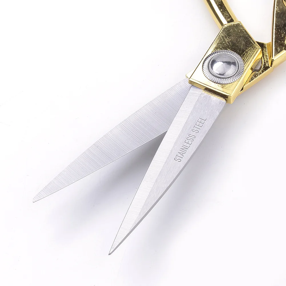 

Hot Sales Gold-Tone Stainless Steel Dressmaker's Shears DIY Sewing Scissors Hardware Tools Accessories