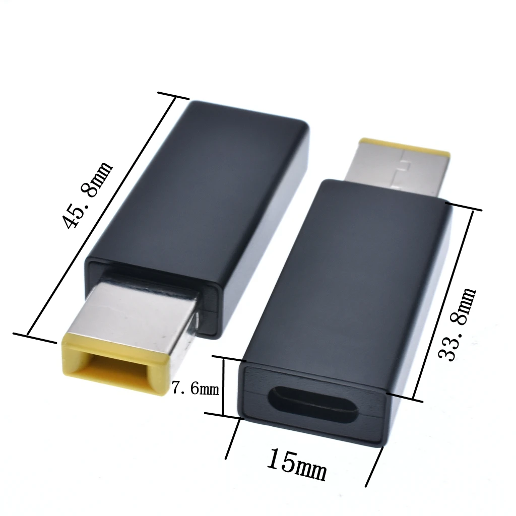 USB Type C разъем адаптера питания для ноутбука Dc Jack переходник Lenovo X1 Carbon E431 E531 S431 T440s
