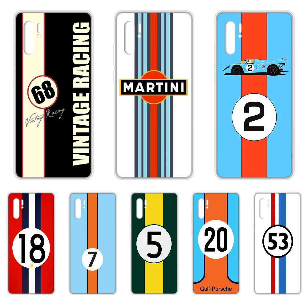 Vintage ford Gulf Racing car Phone Case cover For HUAWEI p 8 9 10 20 30 40 P pro Smart 2017 2019 Z lite transparent prime 3D | Мобильные