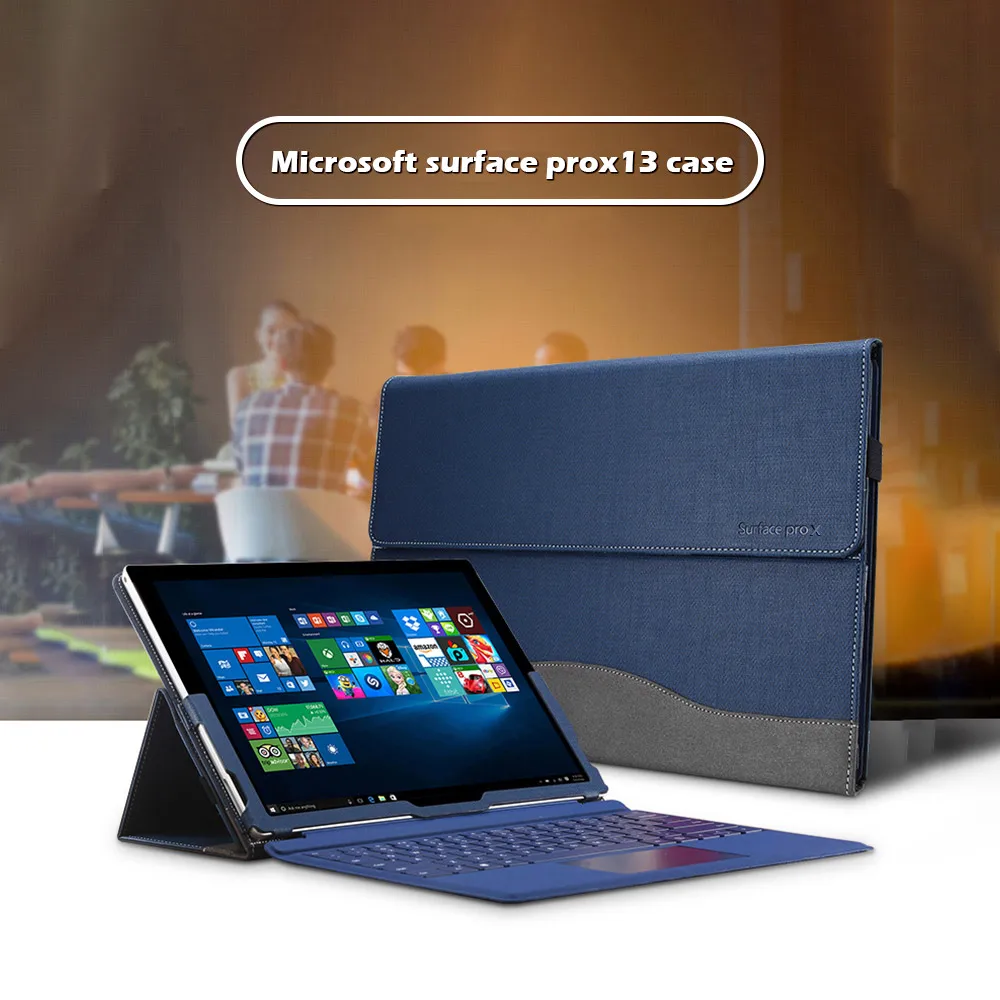 Для Microsoft Surface Pro X 13 дюймов чехол для планшета двухсторонний подключаемый с