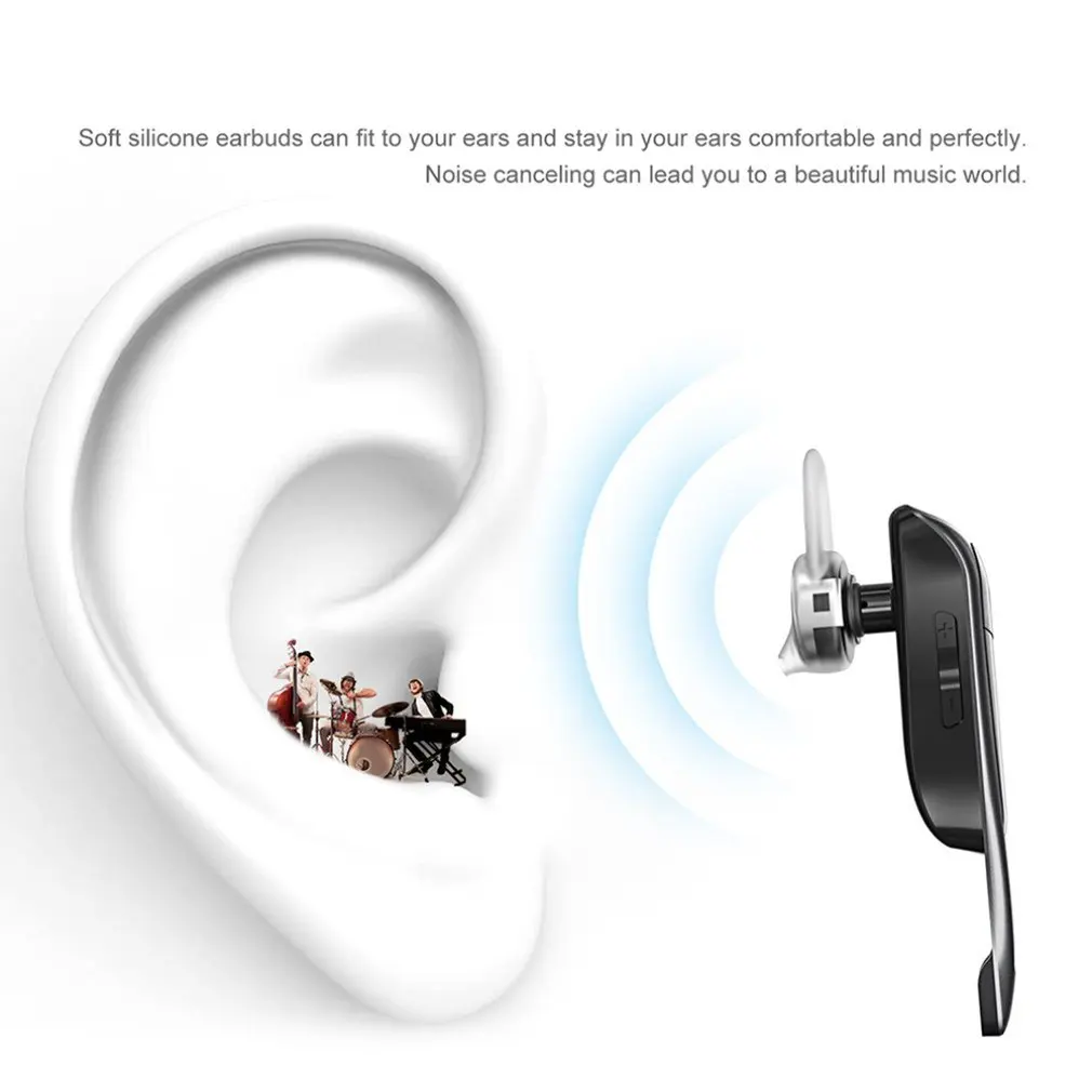 T3 3 цвета Bluetooth наушники с микрофоном беспроводные наушники стерео Bluetooth 4,1 Гарнитура Hands-Free крючок для наушников-вкладышей для смартфонов