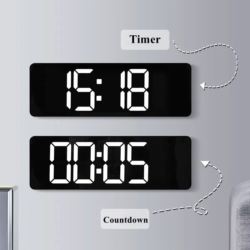Large Digital Wall Clock 3
