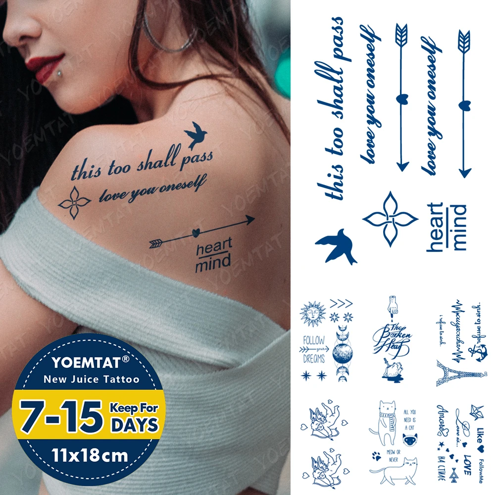 Tatouage éphémère Femme Longue Durée