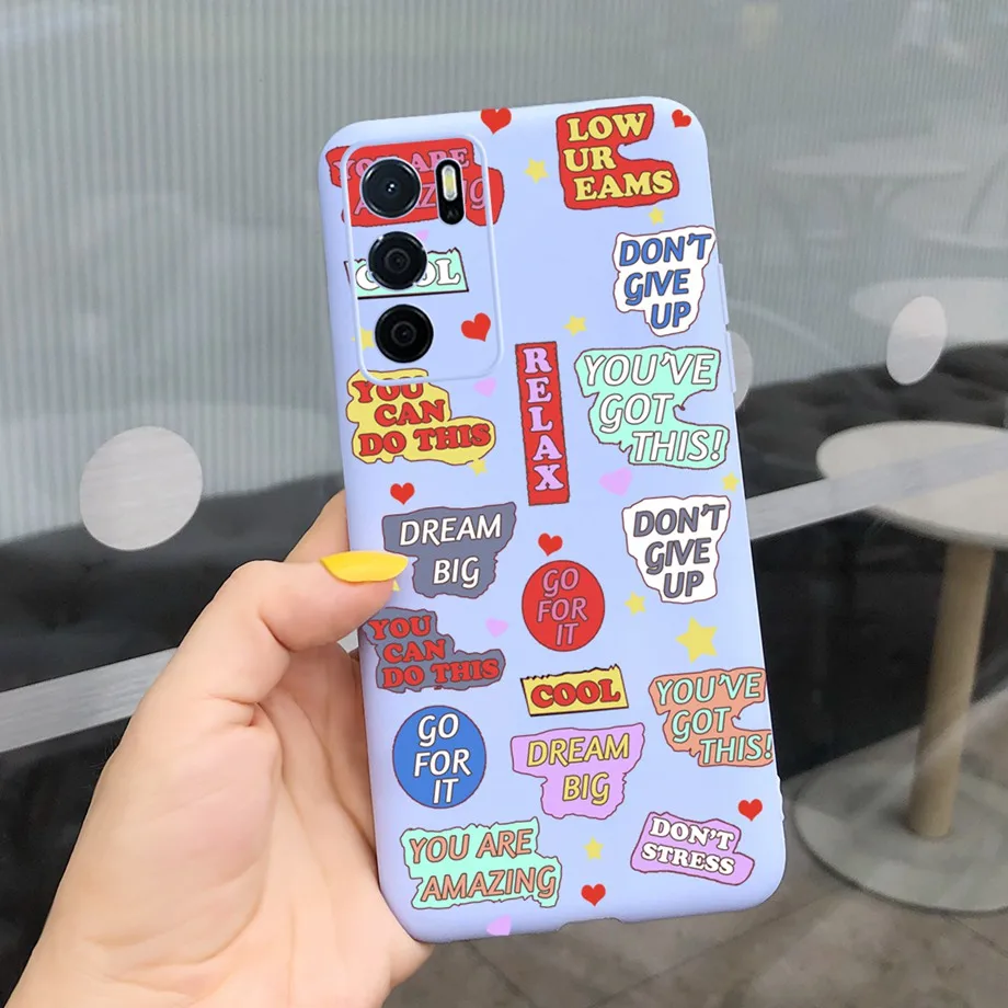 For OPPO A16s A16 Case 4G 2021 Dragon Cute Cartoon Fashion Sulicoen Coque Cases For OppoA16 A 16 OPPO A15 A15s A35 Bumper Fundas oppo mobile cover Cases For OPPO