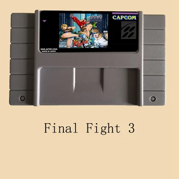 

Final Fight 3 16 bit Big Gray Super Game Card For NTSC/PAL Game Player