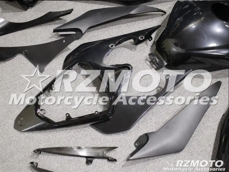 4 подарки набор впрыскивателей мотоциклов Обтекатели подходят для YAMAHA YZF-R6-600 2008- 08-16 Кузов Набор на заказ черный