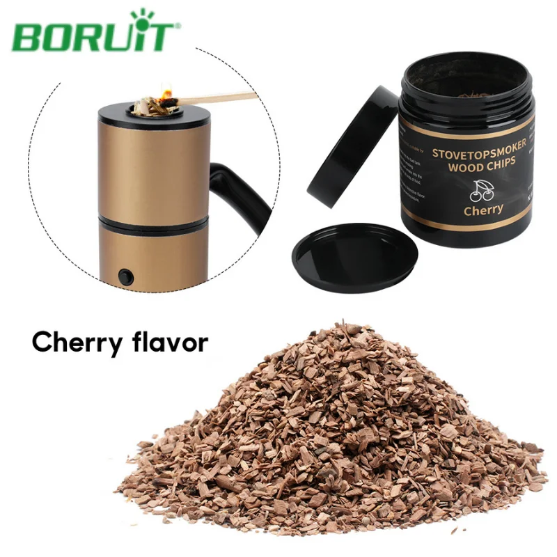 Smoked Wood Chips Molecular Cuisine Gourmet Fine Sawdust Cold Smoke Generator Grill Cooking Tool For Smoking Gun Smoke Infuser