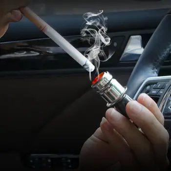 

Universal Car Cigarette Socket 12V Metal Auto Cigarette Lighter Socket 12V Cigarette Lighter Abs + Stainless Steel