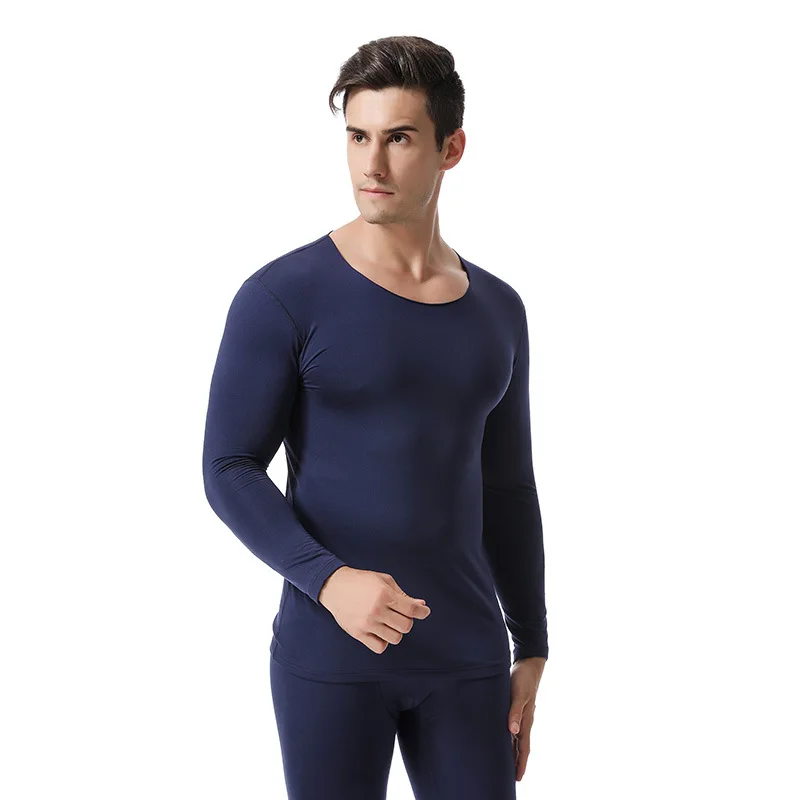long johns clothes New Men Winter Cotton Trackless Thermal Underwear Young Warm and Thickened Undershirts Male Skin-friendly Long John Suits white long johns Long Johns