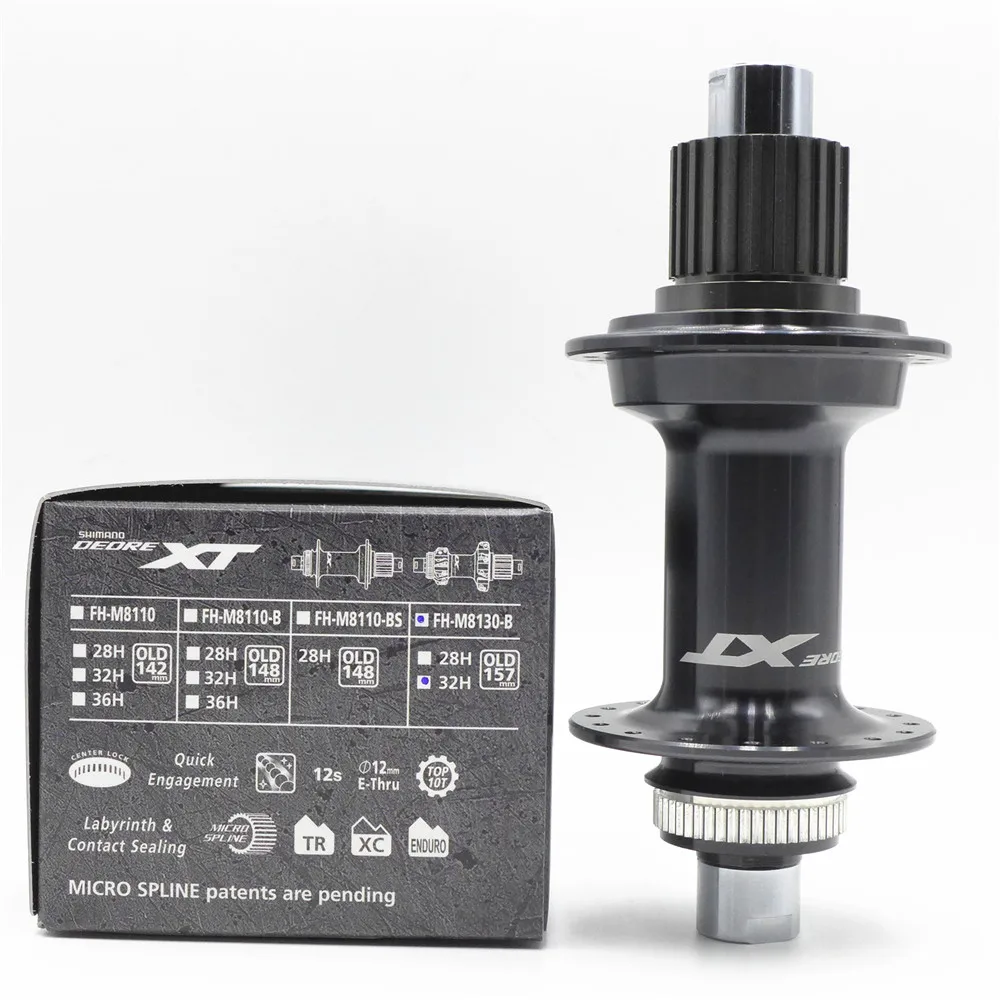 Shimano FH M8130 B MTB горный велосипед 12 Скоростей задний втулка свободного хода 157x12 мм 32