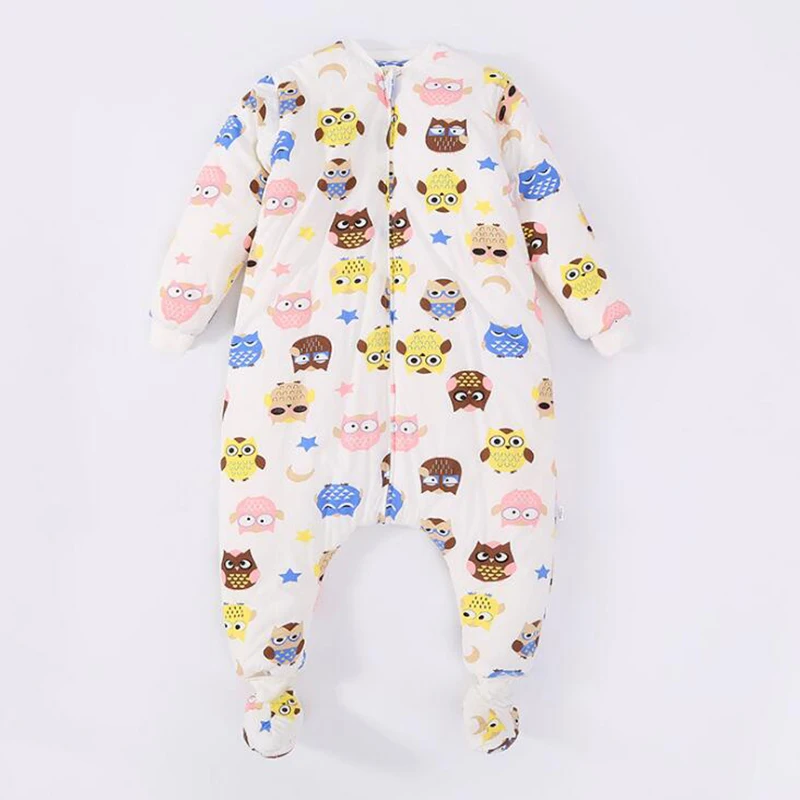 Baby Sleeping Bag Kids Pajamas Newborn Jumpsuit Infant Baby Sleep Wear rompers  Long sleeve Newborn Autumn winter YYY003
