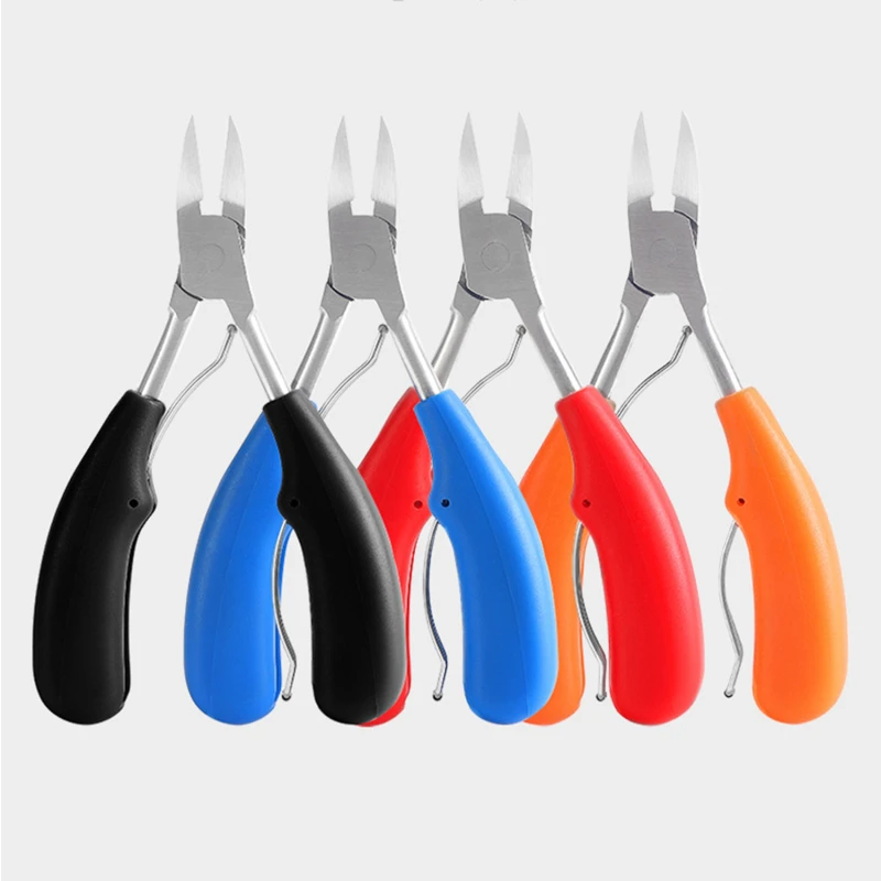 

Инструменты для маникюра, профессиональные щипцы из нержавеющей стали с толстыми ногтями для вросших кутикул, триммер, плоскогубцы, ножницы, щипцы для ногтей