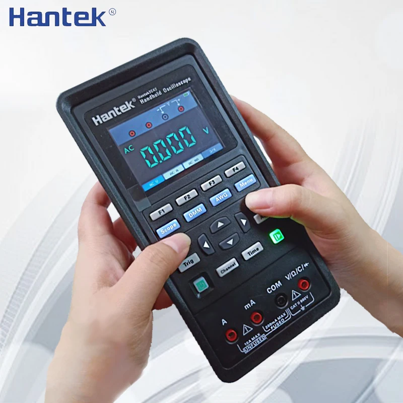 Цифровой Ручной осциллограф Hantek 3 в 1 + генератор сигналов мультиметр портативный