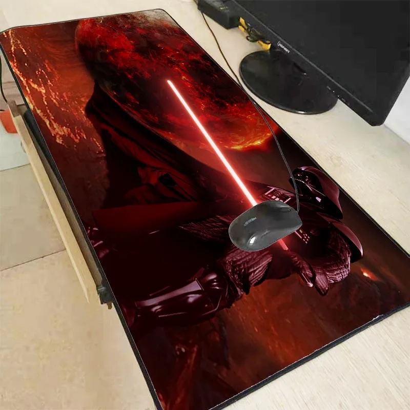 XGZ Star Wars Large Gaming Speed Mouse Pad Gamer Locking Edge Keyboard Mouse Mat Gaming Desk Mousep