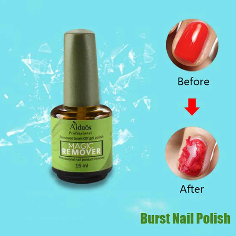 Средство для снятия гель-лака Magic Remover Nails Полуперманентный УФ-лак Гель лака