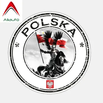 

Aliauto Fashion Car Sticker Poland Polska Husarz Decor Vinyl Decal Cover Scratches for Golf 5 Kia Ceed Seat Ibiza,11cm*11cm