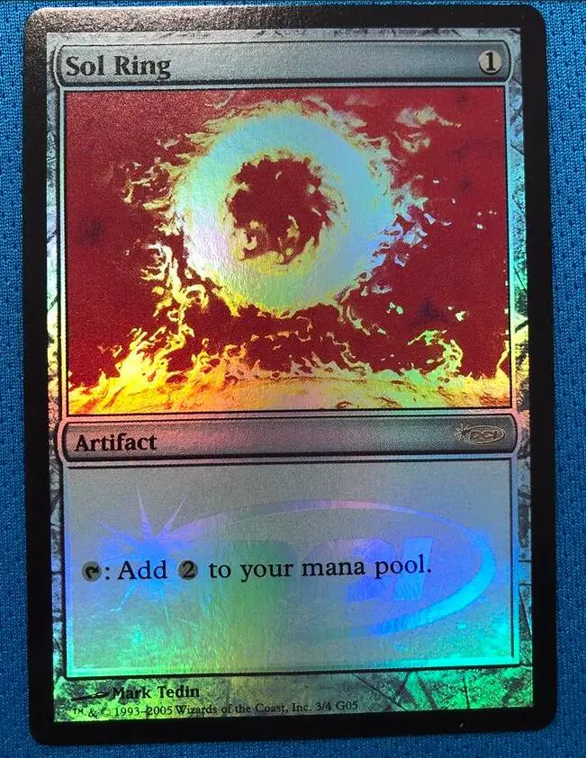 Sol Ring Judge подарочные карты 2005 фольги magician ProxyKing 8,0 VIP прокси-карты для сбора каждой карты mg