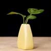 Small Ceramic Vases Use in Home Office Decor for Flowers, Green Plants & Dried Flower Vase for Wedding Table Centerpiece Decor 4