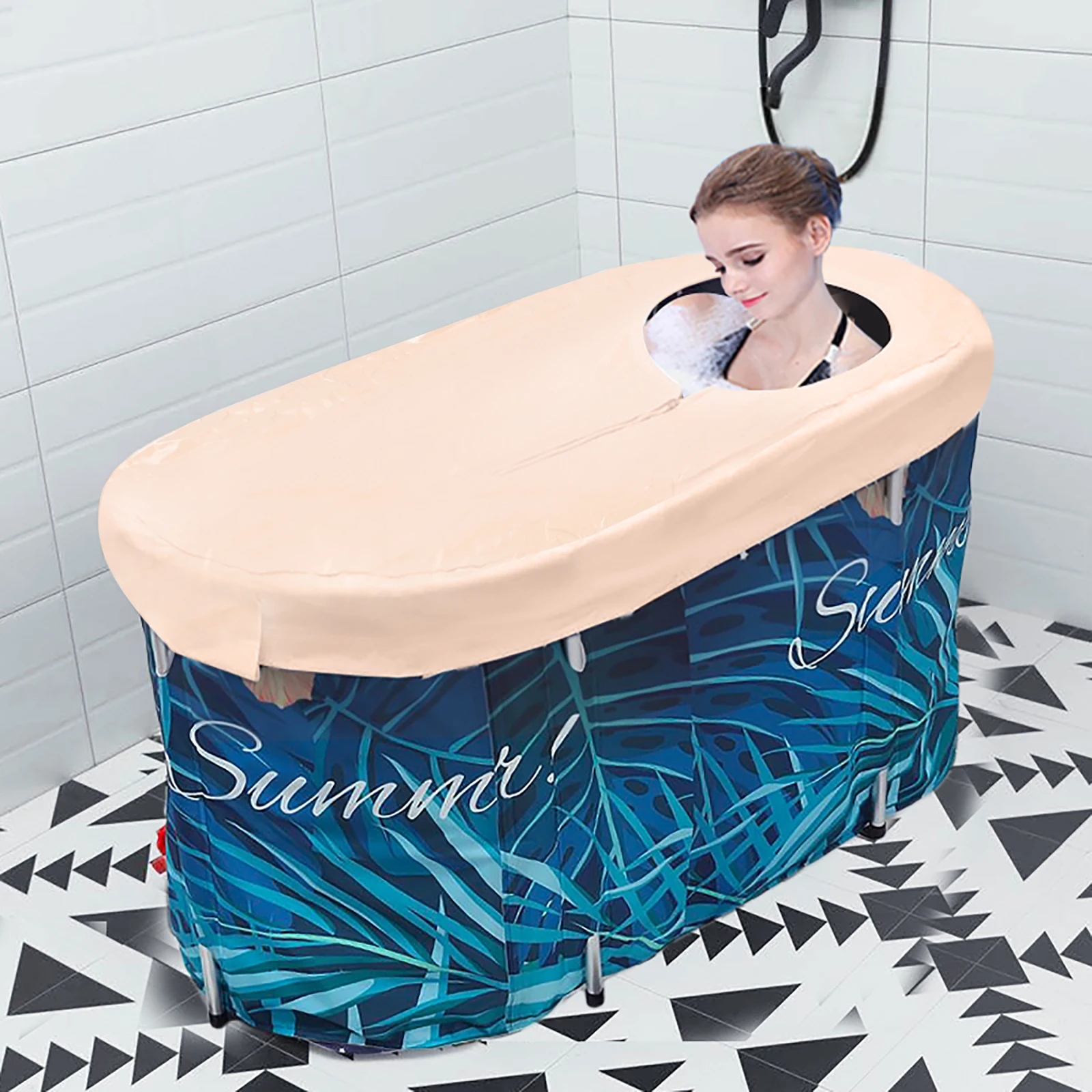 Folding Bathtubs Portable Folding Bathing Bathtubs Circular Bathtubs