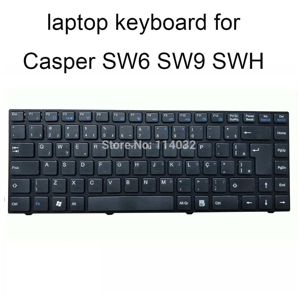 Laptop Keyboard for Casper Nirvana F15 F700 F650 United Kingdom UK Backlit Without Frame