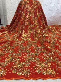 

African Brocade Lace Fabric 2019 High Quality Lace Nigerian Lace Material French Jacquard Lace Fabric For Dress