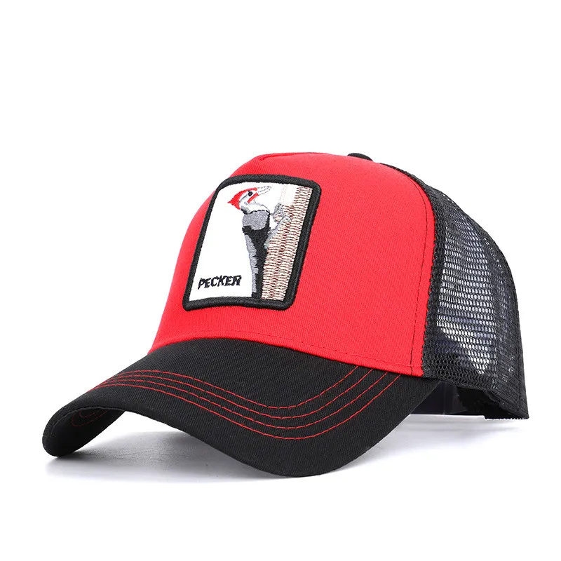 

Eagle Animal Embroidered Patch Cotton Baseball Net Cap Spring Summer New Men and Women Truck Net Cap