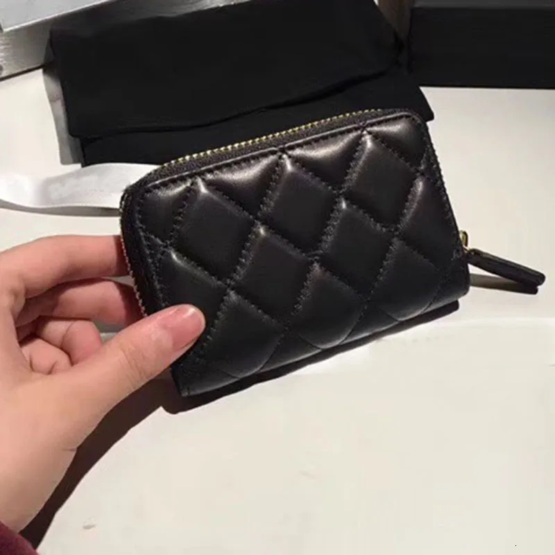 lambskin gold Роскошный кошелек на молнии для женщин из воловьей кожи с животными, настоящий дизайн высокого качества - Цвет: lambskin gold