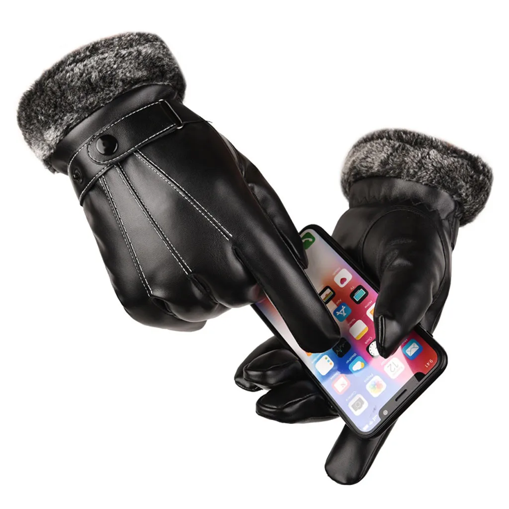 40^ мужские кожаные перчатки, зимние, сохраняющие тепло, мотоциклетные, лыжные, зимние, сноубордические перчатки, снегоходы, езда, ветрозащитные, водонепроницаемые, зимние перчатки