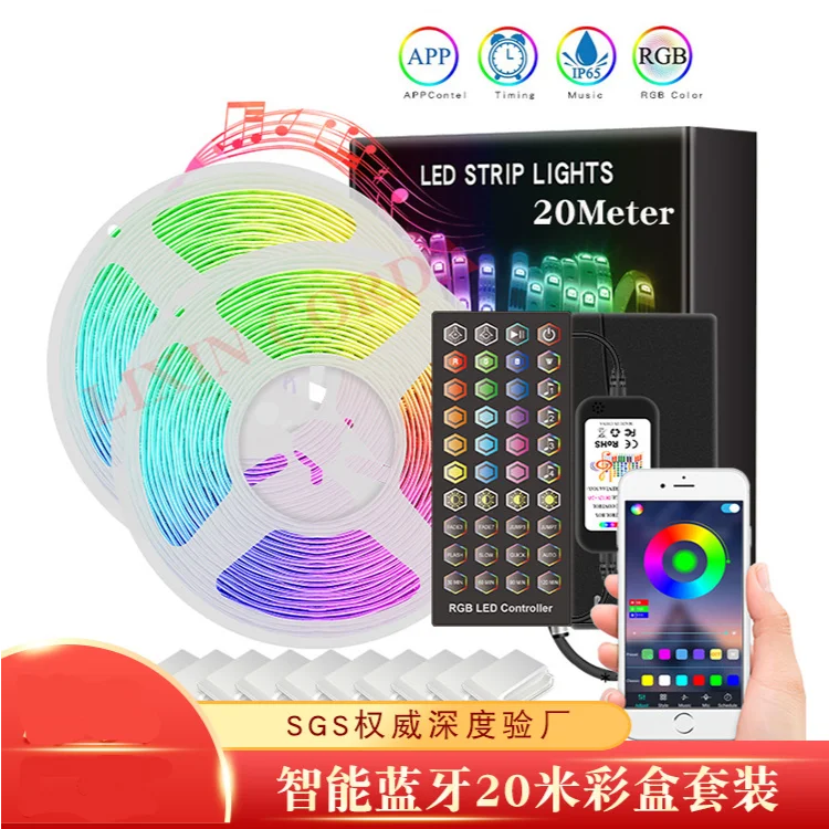 

NewLEDStrip 5050Bluetooth Lights Set 20M Each The Bluetooth Control Seven ColorRGBThe Light Bar